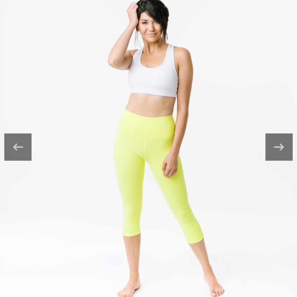 Neon high rise leggings